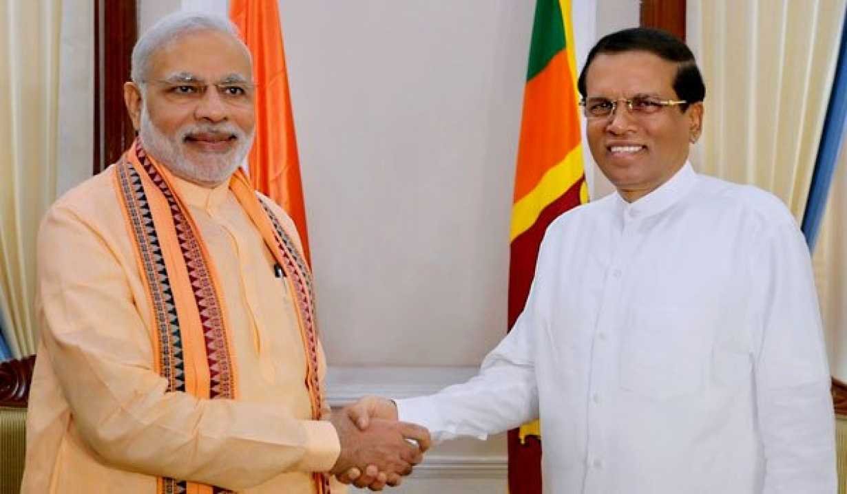 மோடியை சந்தித்துள்ள ஜனாதிபதி