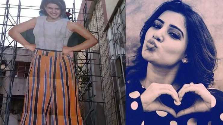 சமந்தாவுக்கு கட் அவுட் வைத்த ரசிகர்கள்